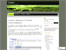 Tablet Screenshot of code4j.wordpress.com