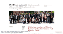 Desktop Screenshot of dosenindonesia.wordpress.com