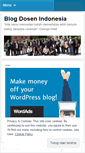 Mobile Screenshot of dosenindonesia.wordpress.com