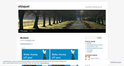 Desktop Screenshot of elizajust.wordpress.com