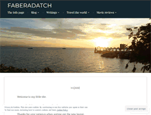 Tablet Screenshot of faberadatch.wordpress.com