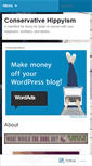 Mobile Screenshot of conservativehippyism.wordpress.com