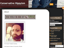 Tablet Screenshot of conservativehippyism.wordpress.com