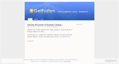 Desktop Screenshot of gelfuzion.wordpress.com