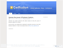 Tablet Screenshot of gelfuzion.wordpress.com