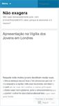 Mobile Screenshot of naoexagera.wordpress.com