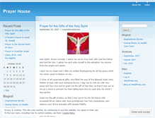 Tablet Screenshot of prayerhouse.wordpress.com