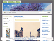 Tablet Screenshot of docuhistorias.wordpress.com