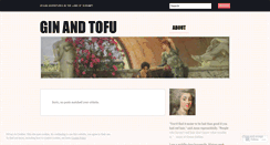 Desktop Screenshot of ginandtofu.wordpress.com