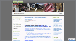 Desktop Screenshot of animalblawg.wordpress.com