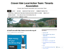 Tablet Screenshot of cravenvale.wordpress.com