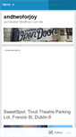 Mobile Screenshot of andtwoforjoy.wordpress.com