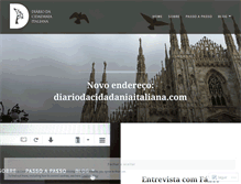 Tablet Screenshot of diariodacidadaniaitaliana.wordpress.com