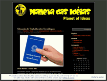 Tablet Screenshot of planetadasideias.wordpress.com