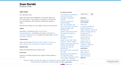 Desktop Screenshot of ivangorski.wordpress.com