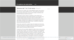 Desktop Screenshot of elcuadernodecarlostelmo.wordpress.com