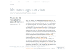 Tablet Screenshot of hkmassageservice.wordpress.com