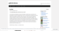 Desktop Screenshot of gabrielalonso.wordpress.com