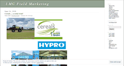 Desktop Screenshot of lmgfieldmarketing.wordpress.com