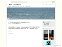 Tablet Screenshot of abrilliantblog.wordpress.com