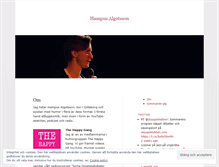 Tablet Screenshot of hampusalgotsson.wordpress.com