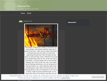 Tablet Screenshot of heavensfire.wordpress.com