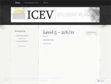 Tablet Screenshot of icev.wordpress.com