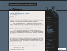 Tablet Screenshot of cortesana.wordpress.com