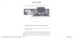 Desktop Screenshot of instagib.wordpress.com