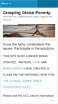 Mobile Screenshot of graspglobalpoverty.wordpress.com