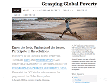 Tablet Screenshot of graspglobalpoverty.wordpress.com