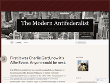 Tablet Screenshot of modernantifederalist.wordpress.com