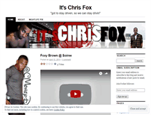 Tablet Screenshot of itschrisfox.wordpress.com