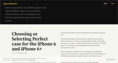 Desktop Screenshot of iphone6plusinfo.wordpress.com