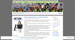 Desktop Screenshot of nuwnsw.wordpress.com