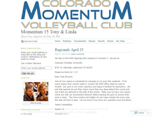 Tablet Screenshot of momentum15tl.wordpress.com