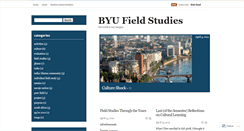 Desktop Screenshot of byufieldstudies.wordpress.com