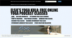 Desktop Screenshot of elsieyogakula.wordpress.com