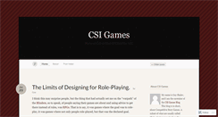 Desktop Screenshot of competitiverpgs.wordpress.com