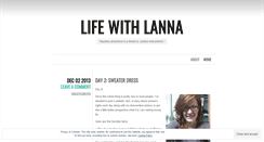 Desktop Screenshot of lifewithlanna.wordpress.com