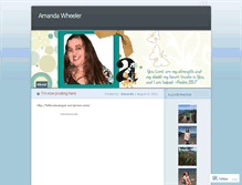 Tablet Screenshot of amandawheeler.wordpress.com