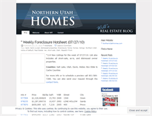 Tablet Screenshot of northernutahhomes.wordpress.com