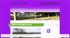 Desktop Screenshot of martyinmotion.wordpress.com
