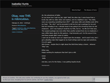 Tablet Screenshot of isabellahunts.wordpress.com