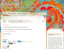 Tablet Screenshot of ipinterest.wordpress.com