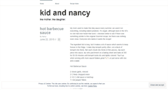 Desktop Screenshot of kidandnancy.wordpress.com