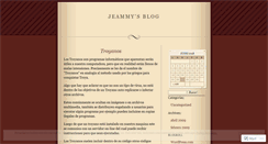 Desktop Screenshot of jeammy.wordpress.com