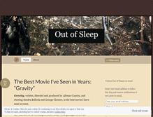 Tablet Screenshot of outofsleep.wordpress.com