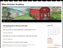 Tablet Screenshot of nileschristianacademy.wordpress.com