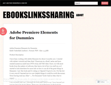 Tablet Screenshot of ebookslinkssharing.wordpress.com